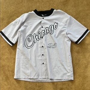 Kids White Chicago Baseball Shirt